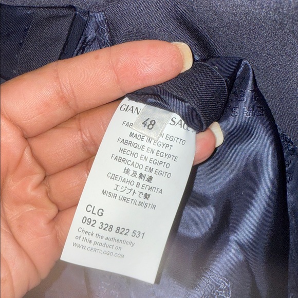 Gianni Versace Collection Men's Classic Blue Blazer - Picture 5 of 6